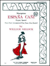 Espana Cani-1 Piano 4 Hands piano sheet music cover